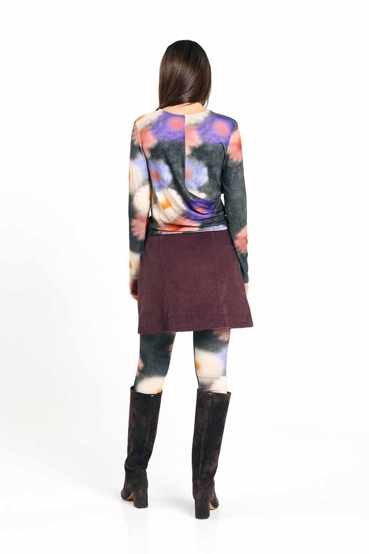 Suite13Lab Faro Skirt Cord Brown Damen Mini Rock braun